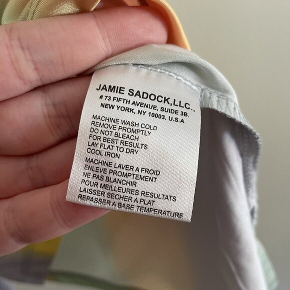 Jamie Sadock Women M Golf Athletic Stratus Ombre Striped Sleeveless 1/4 Zip Top - Picture 11 of 14